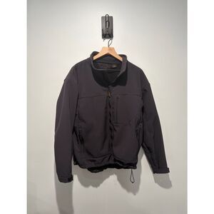 Men's Oobe Black Lightweight Softshell Jacket - L